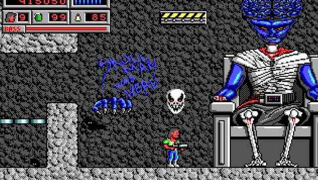 Bio Menace Gameplay Screenshot