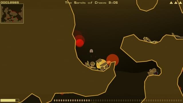 Terra Lander II – Rockslide Rescue Gameplay Screenshot