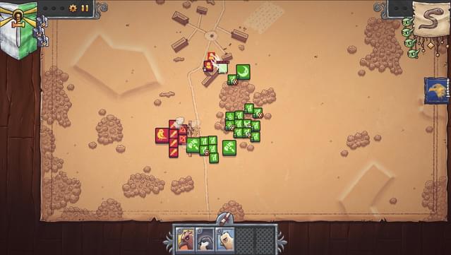 Winter Falling: Battle Tactics Gameplay Screenshot