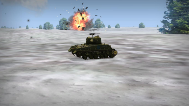 M4 Tank Brigade Gameplay Screenshot