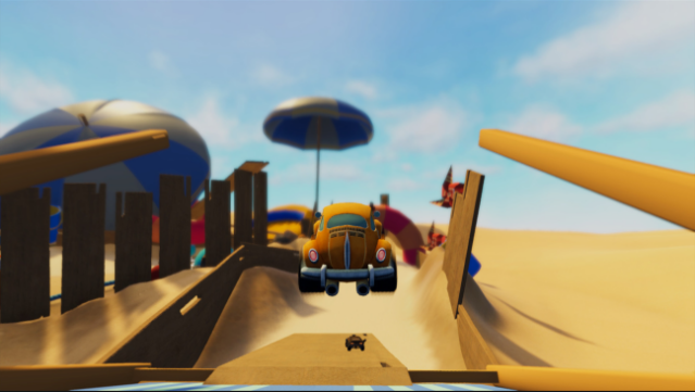 Mini Car Racing – Tiny Split Screen Tournament Gameplay Screenshot