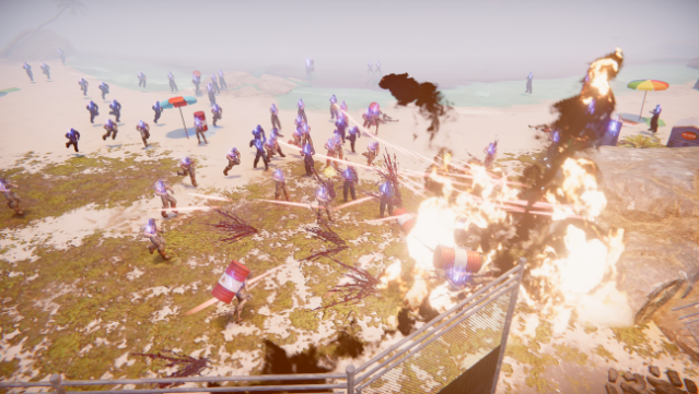 Slaycation Paradise Gameplay Screenshot